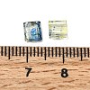 2-Hole Transparent Glass Seed Beads SEED-S023-30C-33-3
