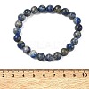 Natural Lapis Lazuli Round Beaded Stretch Bracelets GG-CBA12F1-02A-09-5