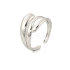 304 Stainless Steel Cuff Rings for Women LS-RJEW-G338-21P-4