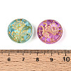 Baking Paint Transparent Glass Beads DGLA-N018-16-3