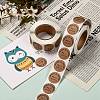 Self-Adhesive Kraft Paper Gift Tag Stickers LS-DIY-G013-A20-5