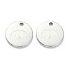 Non-Tarnish 304 Stainless Steel Charms X-STAS-P280-11P-1
