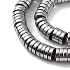 Non-magnetic Synthetic Hematite Beads Strands G-K011-4x1mm-02-2