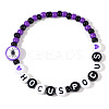 Halloween Acrylic Beads Stretch Bracelets for Women Men QV8903-2-1