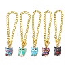 Owl Alloy Pendants Decorations HJEW-JM01865-1
