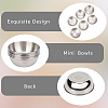6Pcs Stainless Steel Dipping Bowls AJEW-CP0009-70P-6