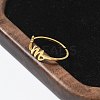 304 Stainless Steel Cuff Rings for Women RJEW-D285-01G-M-5