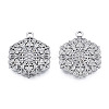 Non-Tarnish 201 Stainless Steel Pendants X-STAS-N098-206P-1