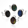 Oval Mood Ring RJEW-T025-02P-4