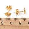 304 Stainless Steel Stud Earrings for Women STAS-Z117-17G-02-3