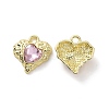 Rack Plating Alloy Glass Pendants FIND-I037-05LG-02-1
