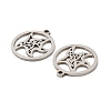 201 Stainless Steel Pendants STAS-C141-02B-P-2