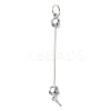Iron Beadable Keychain Bar IFIN-F164-01-2