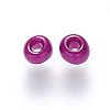 12/0 Baking Paint Glass Round Seed Beads SEED-S036-01A-10-2