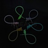 Luminous Silicone Cable Zip Ties AJEW-P104-01A-1