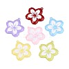 Spray Painted Alloy Big Pendants PALLOY-T092-81M-1