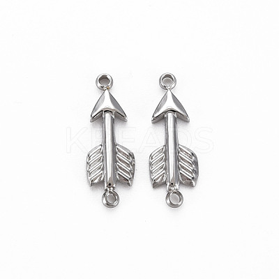 Non-Tarnish 304 Stainless Steel Connector Charms STAS-N097-099P-NR-1