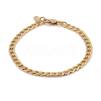 304 Stainless Steel Curb Chains Bracelets BJEW-JB06272-02-1
