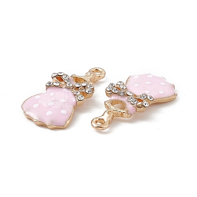 Alloy Rhinestone Pendants ENAM-B053-01G-02-1