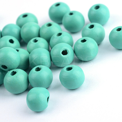 Dyed Wood Beads WOOD-S662-6x7mm-A11-1