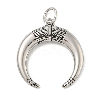 316 Surgical Stainless Steel Pendants STAS-Z073-106AS-1