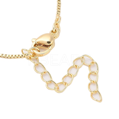 Rack Plating Natural Paua Shell Pendants Necklace NJEW-B104-01F-01G-1