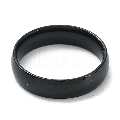 Ion Plating(IP) 304 Stainless Steel Flat Plain Band Rings STAS-I160-B-21mm-B-1