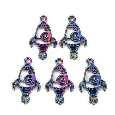 Alloy Pendant Rhinestone Settings PALLOY-S180-086-NR-1
