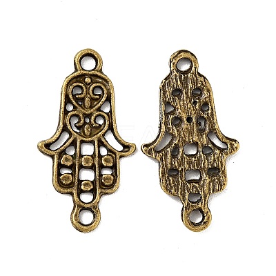Tibetan Style Alloy Links TIBE-T011-112AB-FF-1
