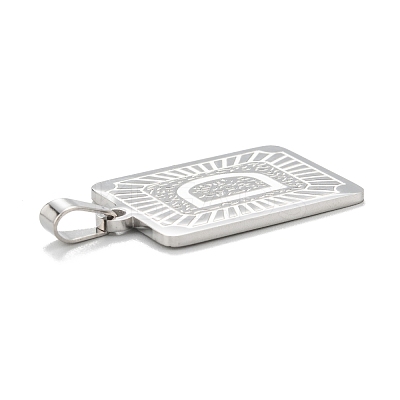 Non-Tarnish 304 Stainless Steel Pendants STAS-K216-48D-P-1