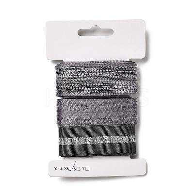 9 Yards 3 Styles Polyester Ribbon SRIB-A014-G11-1