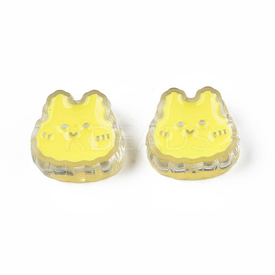 Transparent Acrylic Beads X1-ACRC-S039-02C-1