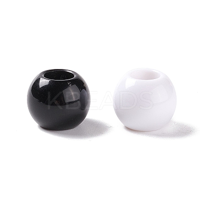 Opaque Acrylic European Beads OPDL-C002-11M-1