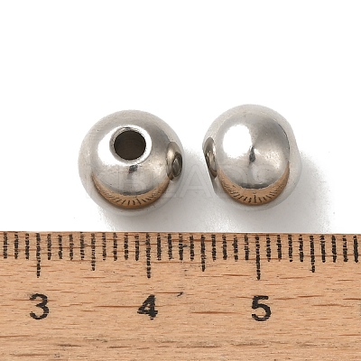 Non-Tarnish 304 Stainless Steel Beads X-STAS-N009-10-1
