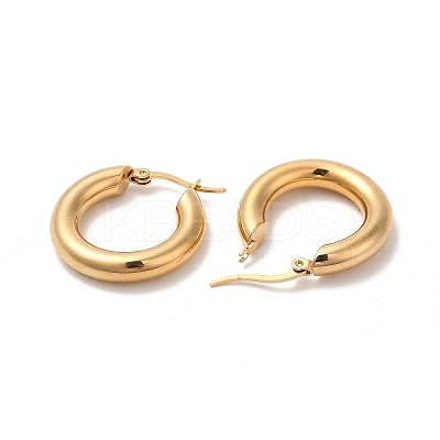 PVD Vacuum Plating 304 Stainless Steel Huggie Hoop Earrings for Women LS-EJEW-Q767-01B-G-1
