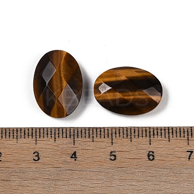 Natural Tiger Eye Cabochons G-O175-15D-01-1