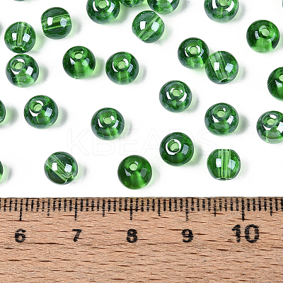 500Pcs Transparent Glass Seed Beads SEED-PA0001-08C-1