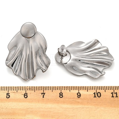 304 Stainless Steel Studs Earrings for Women EJEW-K306-25P-1