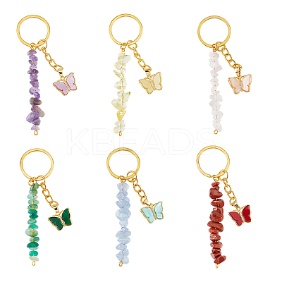 6Pcs 6 Styles KEYC-FH00008-1