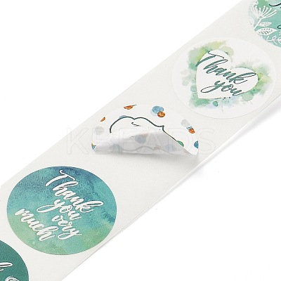 1 Inch Thank You Theme Paper Stickers DIY-L035-011C-1