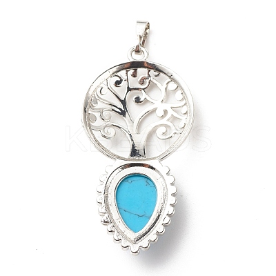 Natural & Synthetic Gemstone Big Pendants G-G855-05P-1