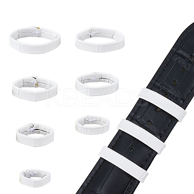 14Pcs 7 Styles Cowhide Leather Watch Strap Ring FIND-FH0017-42D-1