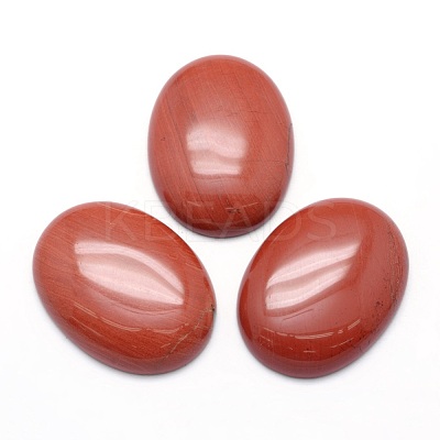 Natural Red Jasper Cabochons G-P393-I18-1