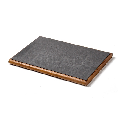 Wood with Velvet Jewelry Display Tray Stands VBOX-C003-06B-1