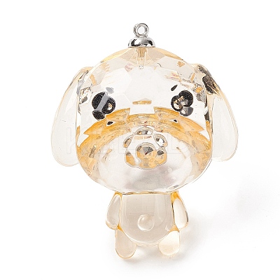 Transparent Acrylic Rhinestone Big Pendants LS-TACR-P002-01C-1