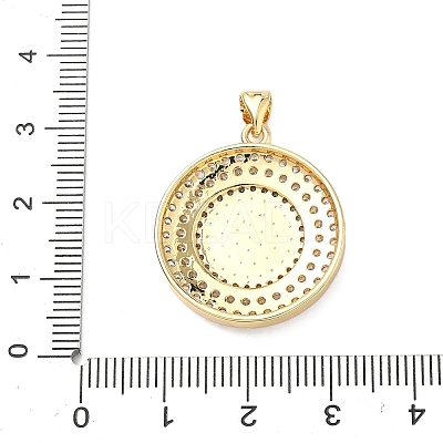 Brass Micro Pave Cubic Zirconia Pendants KK-H539-17A-05-1