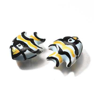 Handmade Porcelain Beads PORC-S002-02F-1