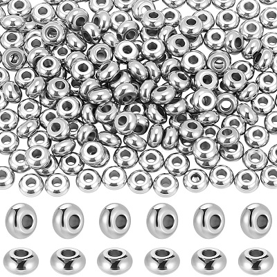 304 Stainless Steel Beads STAS-BBC0009-89B-1
