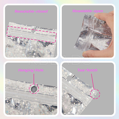 100Pcs OPP Cellophane Bags OPP-WH20001-05B-01-1