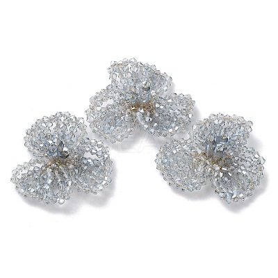 Glass Beaded Cabochons FIND-G058-03G-1